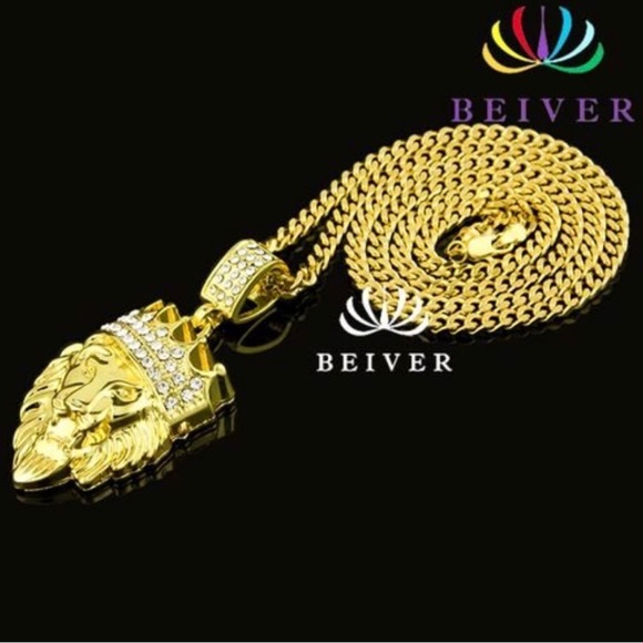 Brand New Gold Lion With Crown ๐ - Picture 2 of 8